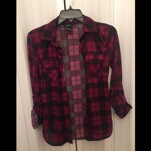 Plum Plaid Flannel